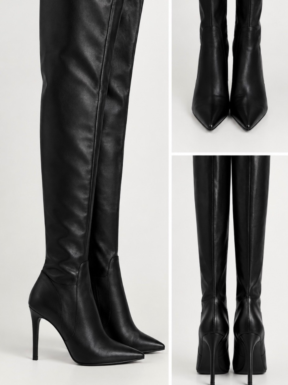 Steve Madden Black Over-the-Knee Boots